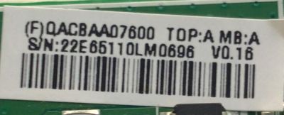 MAIN PARA MONITOR AOC / NUMERO DE PARTE QACBAA07600 / 715G4134-M03-000-004K / MODELO E2243FW - Imagen 3